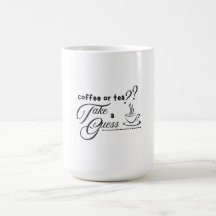 コーヒーか紅茶か？