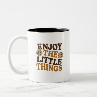 コーヒーか紅茶のマグカップ(カップ) ツートーンマグカップ