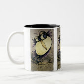 "コーヒーか。!か。!!! " ツートーンマグカップ (左)