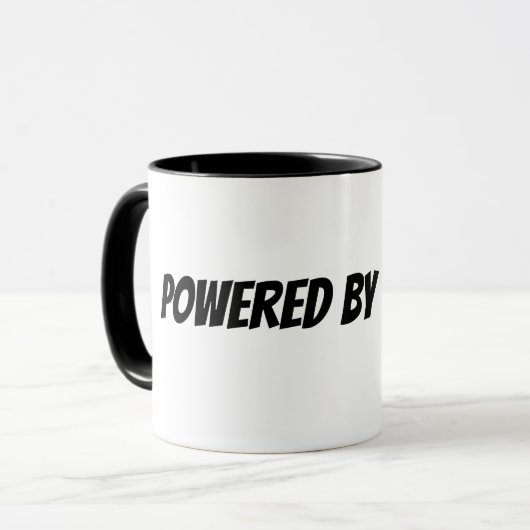 コーヒーがあればやる気が出る マグカップ (正面左)