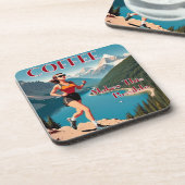 コーヒーがこの可能な走 コースター (左側)