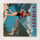 コーヒーがこの可能な走 ジグソーパズル (横)