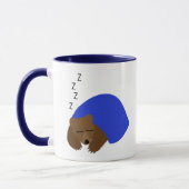 コーヒーができたら起こして クマの寝顔  マグカップ (左)