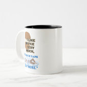 コーヒーがとても好きです ツートーンマグカップ (正面左)