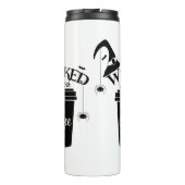 コーヒーがないとダメ - ウィッチなコーヒー好き タンブラー (裏面)