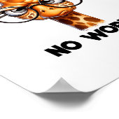 コーヒーがないと仕事にならない 面白いフレーズ コーヒーがないと ポスター (角)