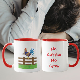 コーヒーがなければクラウンはつかない マグカップ