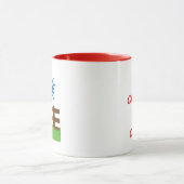 コーヒーがなければクラウンはつかない マグカップ (中央)