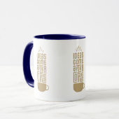 コーヒーがひらめきを生む マグカップ (正面左)