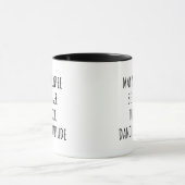 コーヒーがダンサーより強い マグカップ (中央)
