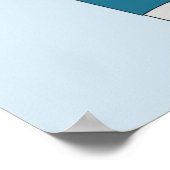 コーヒーがブルースを飲む ポスター (角)