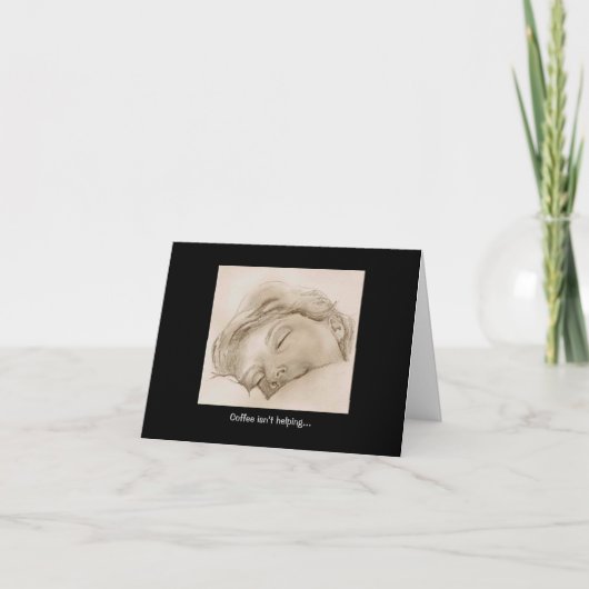 コーヒーが作動していない カード (正面)