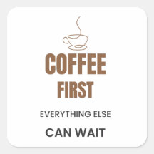 コーヒーが先!他のことは待ってくれ コーヒー好きのための面白いデザイン