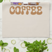 コーヒーが入るまで怖い キッチンタオル (折り畳み)