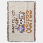 コーヒーが入るまで怖い スローブランケット (正面縦)