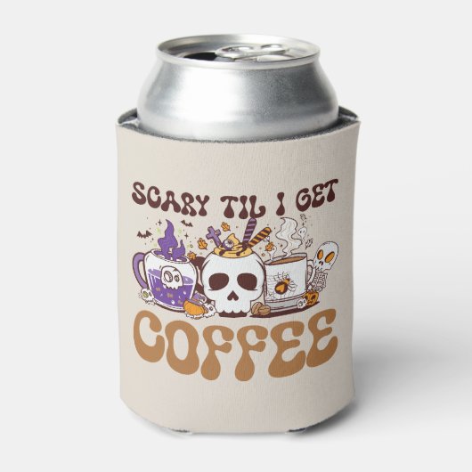 コーヒーが入るまで怖い 缶クーラー (缶正面)
