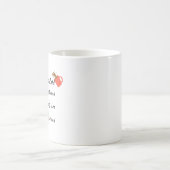 コーヒーが冷めた時間の自分時間の気分 コーヒーマグカップ (中央)