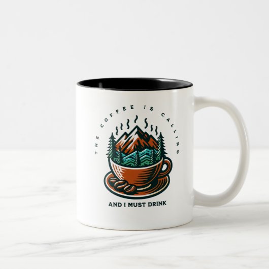 コーヒーが呼んでいる マグカップ (右)