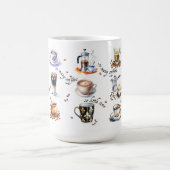 コーヒーが多くて時間が無い コーヒーマグカップ (中央)