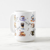 コーヒーが多くて時間が無い コーヒーマグカップ (正面左)