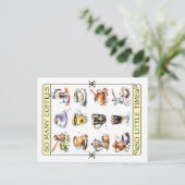 コーヒーが多くて時間が無い ポストカード (スタンド正面)