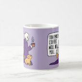 コーヒーが多すぎると癒され、死神ドリンク コーヒーマグカップ (中央)