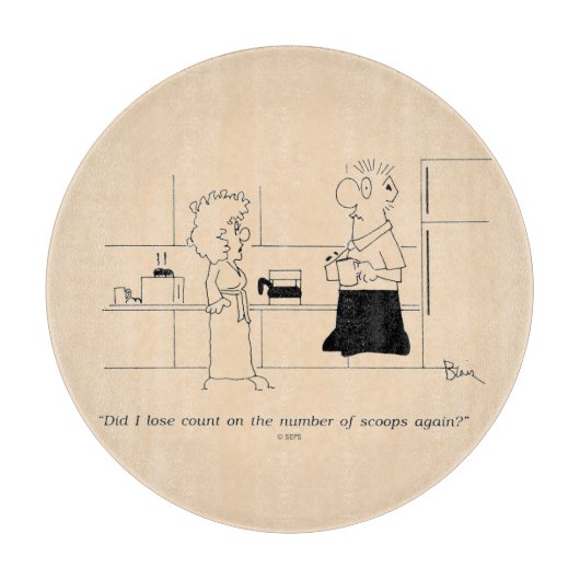 コーヒーが多過ぎる カッティングボード (正面)