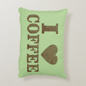 コーヒーが大好きなコーヒー豆 アクセントクッション (裏面(縦))