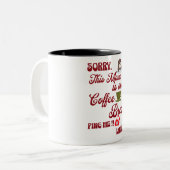 コーヒーが大好きなママのリラックス可愛いプレゼント ツートーンマグカップ (正面左)