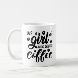 コーヒーが大好きな女の子 コーヒーマグカップ