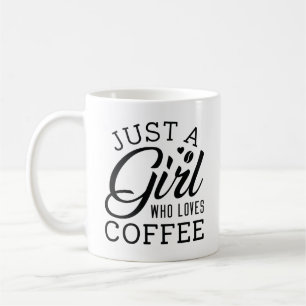 コーヒーが大好きな女の子 コーヒーマグカップ