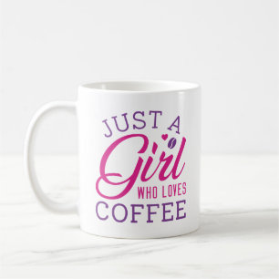 コーヒーが大好きな女の子 コーヒーマグカップ