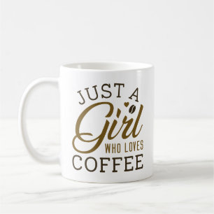 コーヒーが大好きな女の子 コーヒーマグカップ