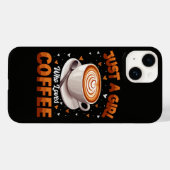 コーヒーが大好きな女の子 Case-Mate iPhoneケース (裏面 (横))