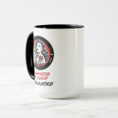 コーヒーが大好きな強くて美しい女性 マグカップ (正面左)