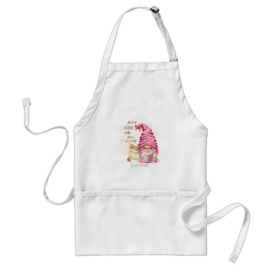 コーヒーが大好きな自分だけの女の子を作る スタンダードエプロン (正面)
