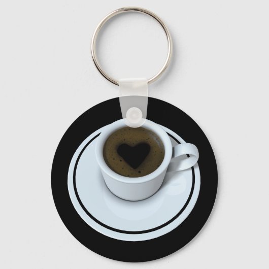 コーヒーが大好き キーホルダー (正面)