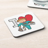 コーヒーが大好き コースター (左側)