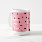 コーヒーが大好き… コーヒーマグカップ (正面左)