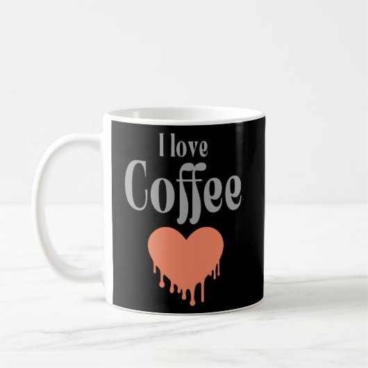 コーヒーが大好き コーヒーマグカップ (左)