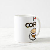 コーヒーが大好き コーヒーマグカップ (正面右)