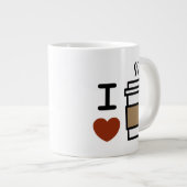 コーヒーが大好き ジャンボコーヒーマグカップ (正面右)