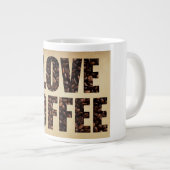 コーヒーが大好き ジャンボコーヒーマグカップ (正面右)