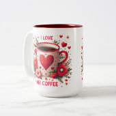 コーヒーが大好き ツートーンマグカップ (正面左)