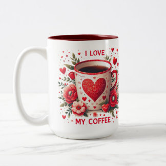 コーヒーが大好き ツートーンマグカップ