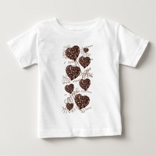 コーヒーが大好き!! ベビーTシャツ (正面)