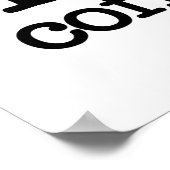 コーヒーが大好き ポスター (角)