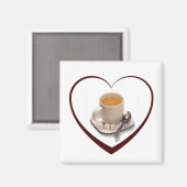 コーヒーが大好き マグネット (正面/裏面)
