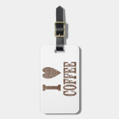 コーヒーが大好き ラゲッジタグ (正面縦)