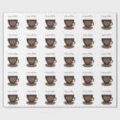 コーヒーが大好き ラッピングペーパー (フラット)